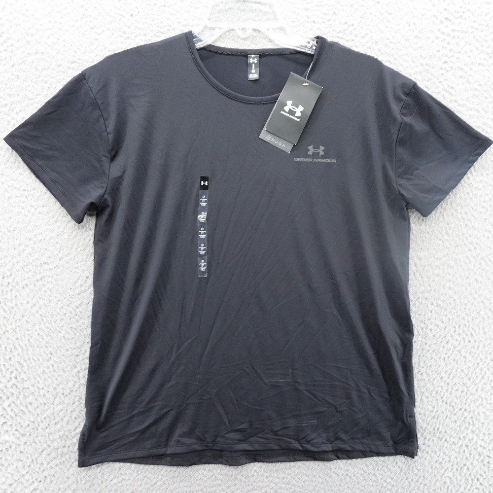 Under Armour Vanish Energy SS 2.0 Training Shirt Black Womens Small NEW